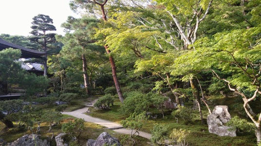 Ginkaku-ji Zen temple and garden